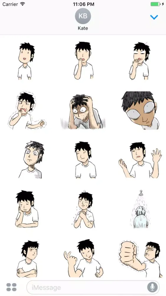 Скриншоты FA Student Boy Sticker
