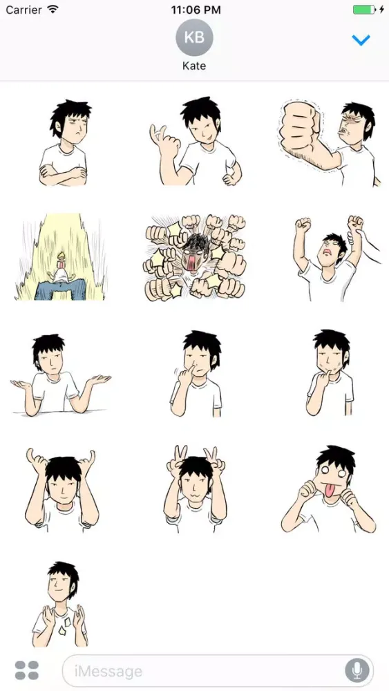 Скриншоты FA Student Boy Sticker