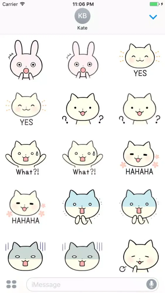 ภาพหน้าจอของ Full of Animals Sticker