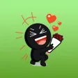 Funny Black Baby English Sticker Funny Black Baby English Sticker