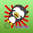 Ginni Little Baby Penguin English Sticker