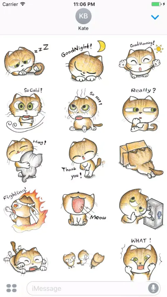 Ảnh chụp màn hình của Gracie Cat Expression