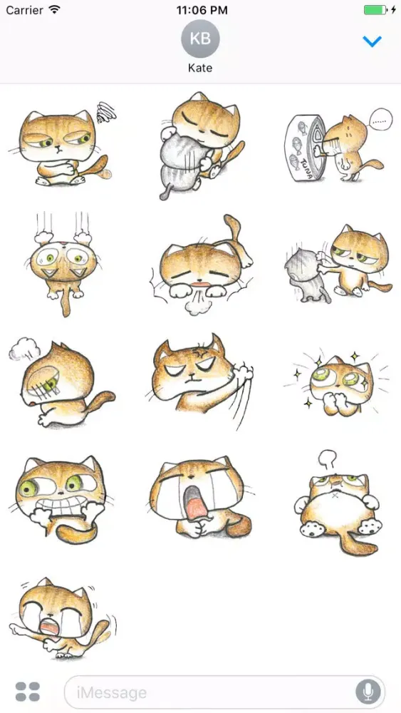 Ảnh chụp màn hình của Gracie Cat Expression