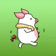 Hani The Litle Pig In Diet Mode Sticker Hani The Litle Pig In Diet Mode Sticker