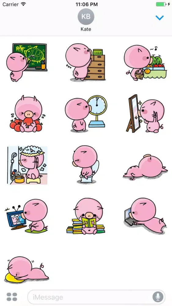 Capturas de pantalla de Lappy Pink Pig Reaction