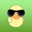 Stupid Little Duck English Sticker Stupid Little Duck English Sticker