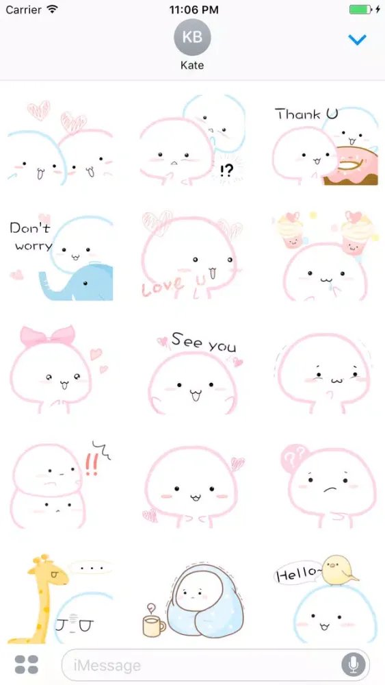 Скриншоты Sweet Little Candy Baby English Sticker