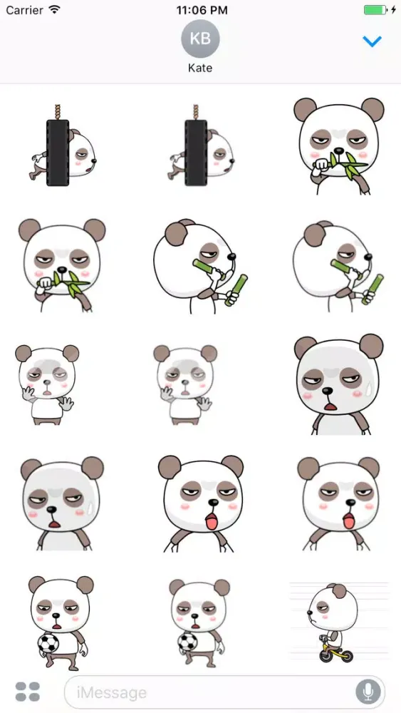 Taboo The Funny Panda Animated Sticker Screenshots