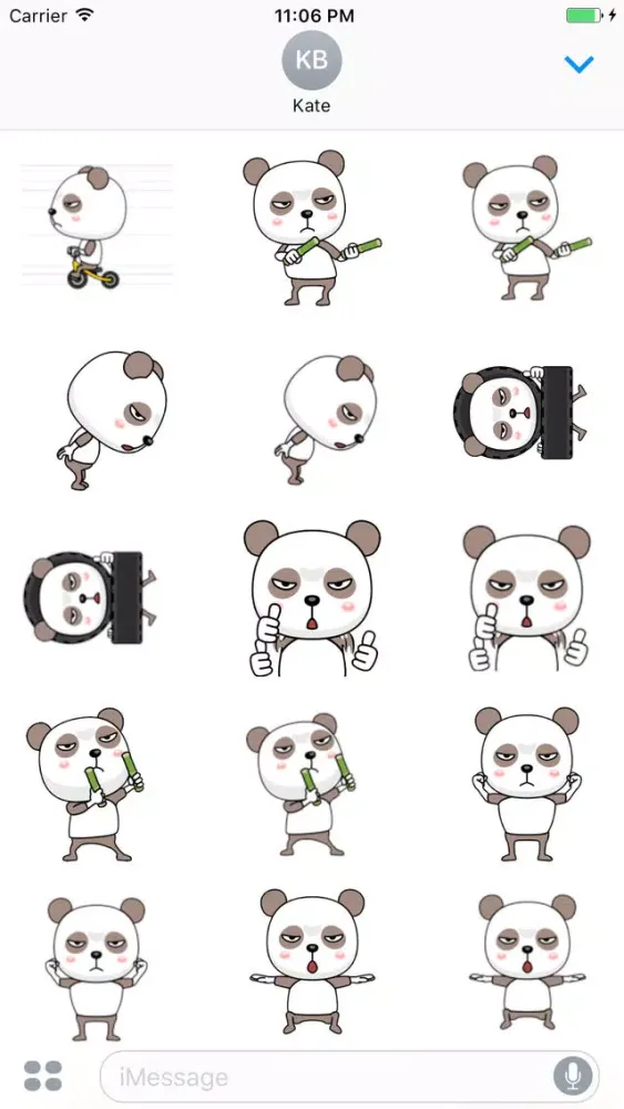 Taboo The Funny Panda Animated Sticker Screenshots