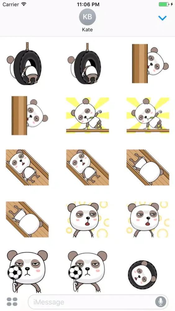 Taboo The Funny Panda Animated Sticker Screenshots