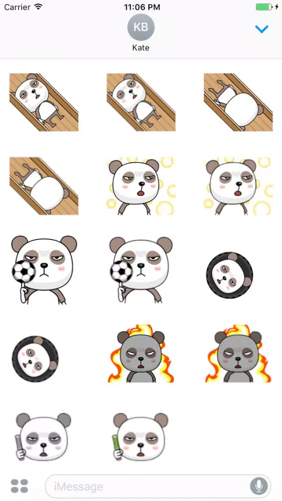 Taboo The Funny Panda Animated Sticker Screenshots