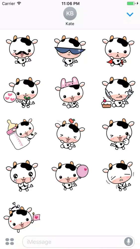 The Cutie Dairy Cow Expression应用截图