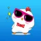The Little White Cutie Chicken Stickers
