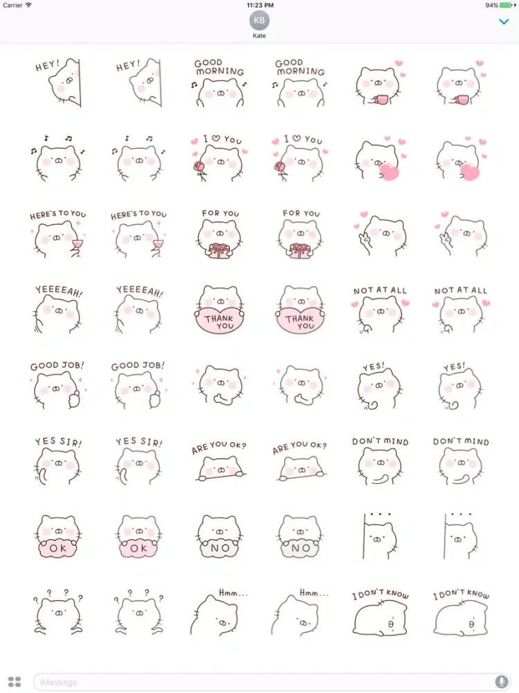 The White Fat Cat Expession iPad Screenshots