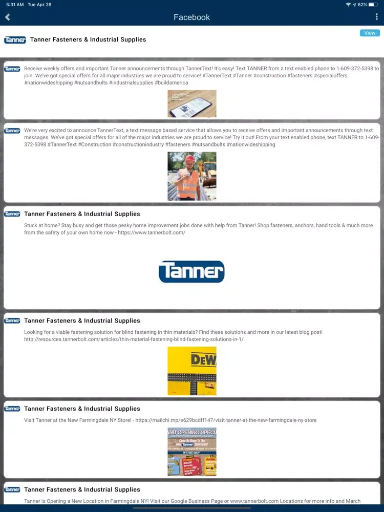 Tanner App iPad 应用截图