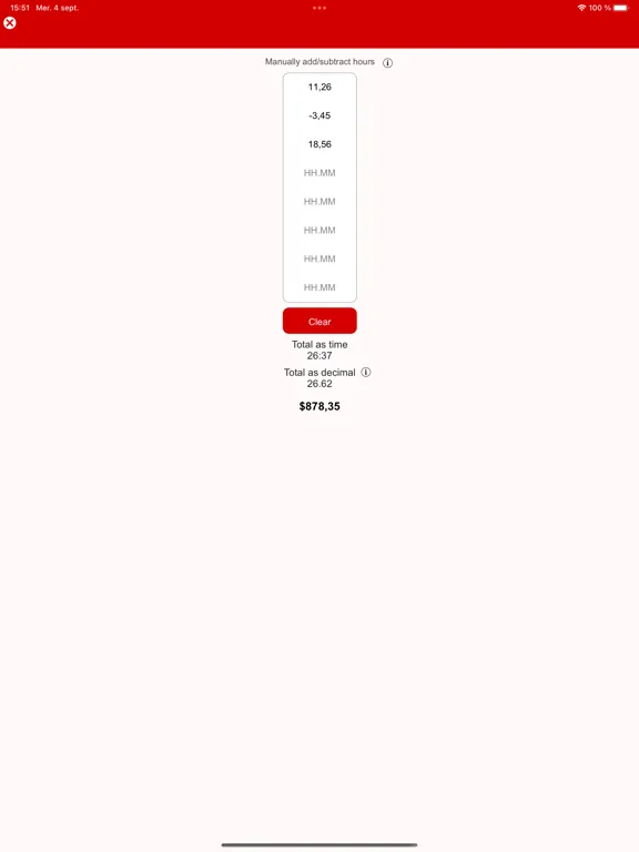 Captures d'écran de Flight Crew Pay iPad 