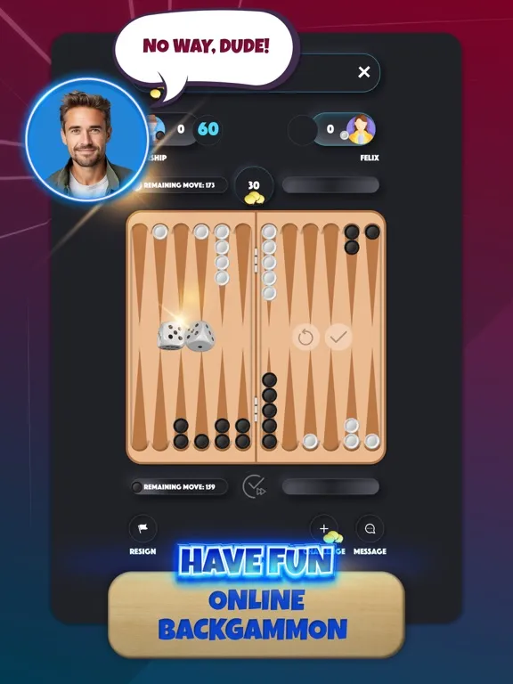 Online Backgammon: Live Tawla iPad  سکرین شاٹس