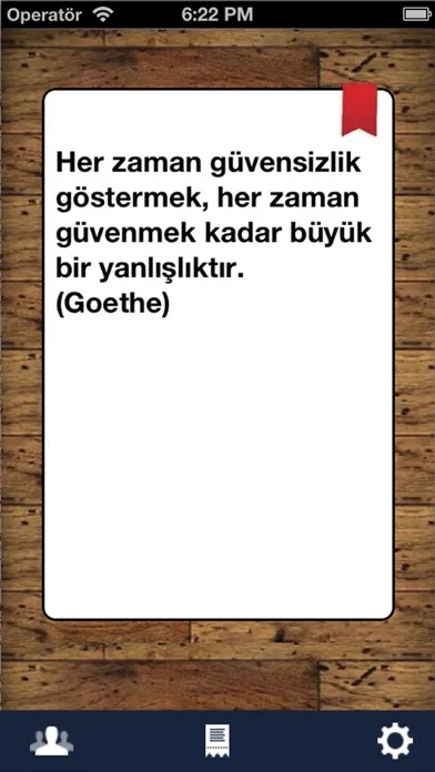 Скриншоты Günün Sözü