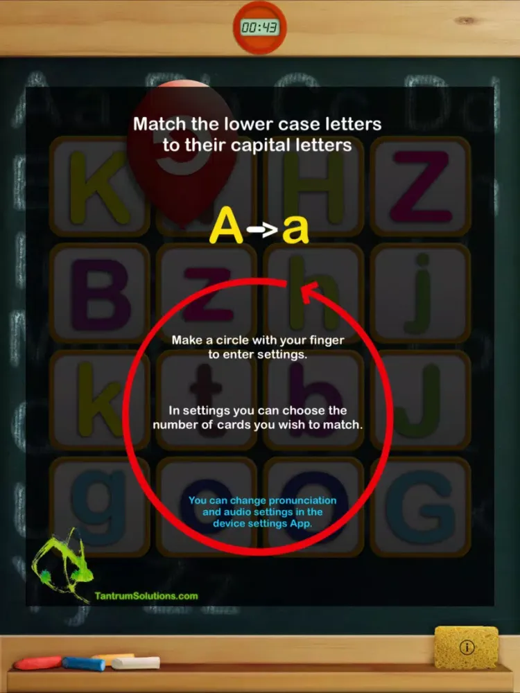Captures d'écran de Aa match preschool alphabet HD iPad 