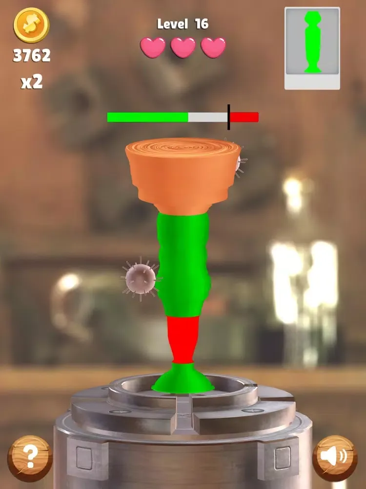 Ảnh chụp màn hình của Wood Pottery 3D iPad 