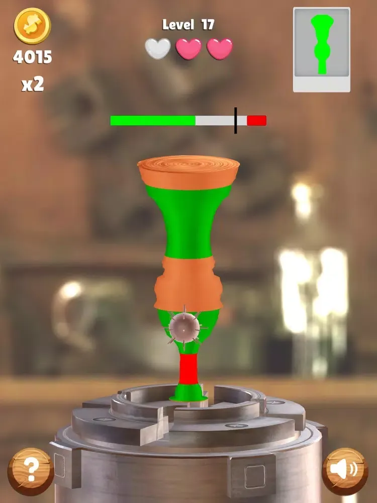 Ảnh chụp màn hình của Wood Pottery 3D iPad 