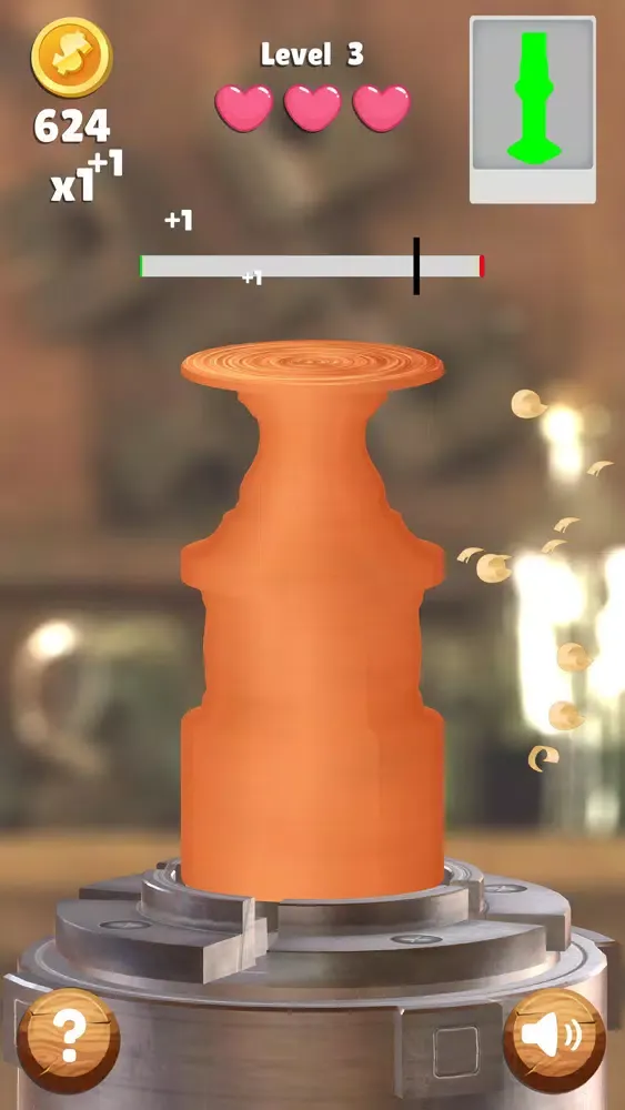 Ảnh chụp màn hình của Wood Pottery 3D