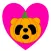 Panda in Halloween - cute sticker