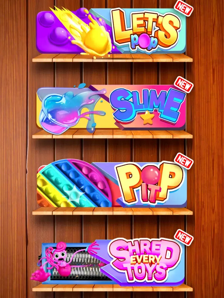 Fidget Toys Relaxing Games iPad  스크린샷