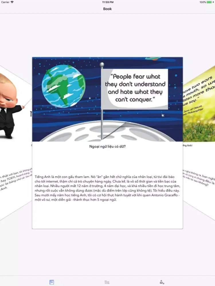 GEnglish - Cách Học Tiếng Anh iPad  Screenshots