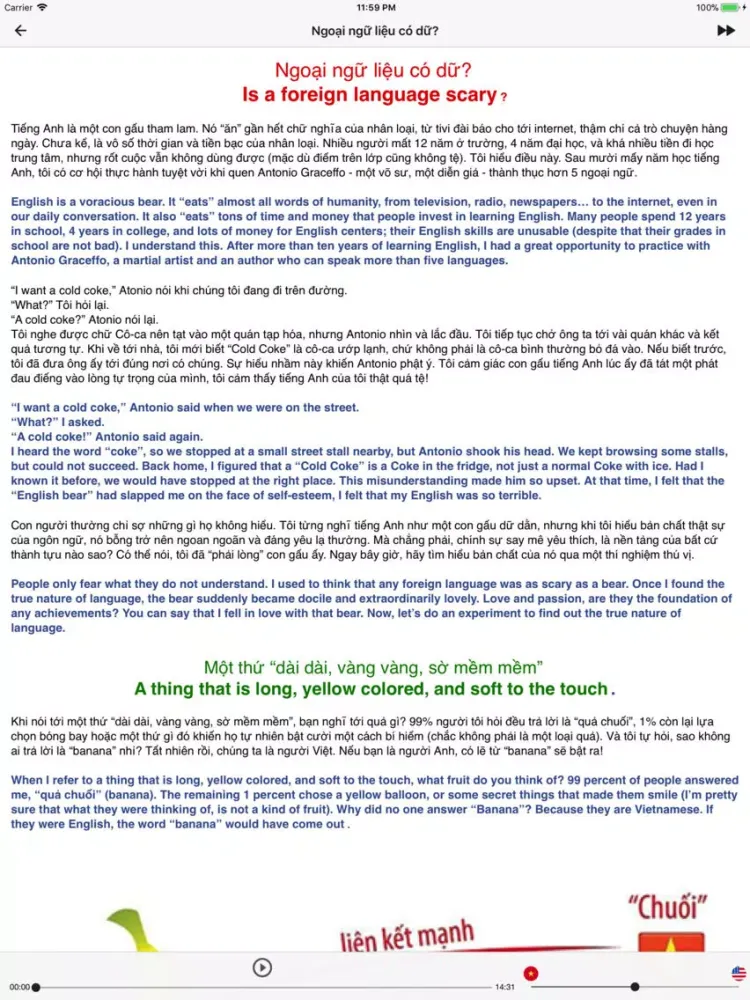 GEnglish - Cách Học Tiếng Anh iPad  Screenshots