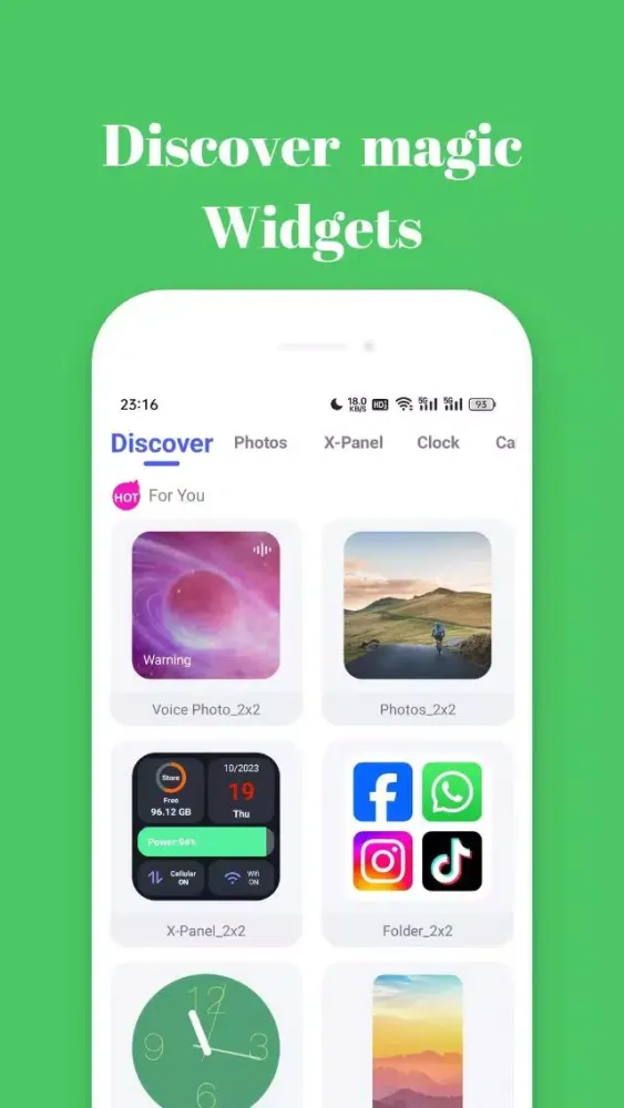 Скриншоты Color Widgets