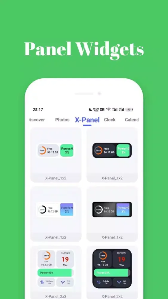 Скриншоты Color Widgets