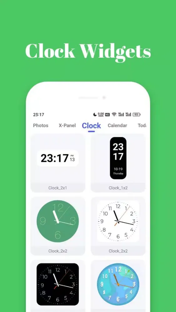 Скриншоты Color Widgets