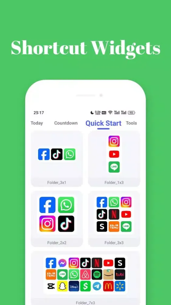 Скриншоты Color Widgets