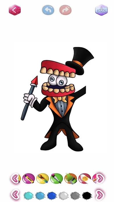 صور Digital Circus Coloring Book
