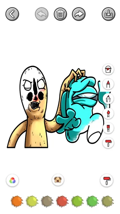 Capturas de tela do SCP Coloring Book 173