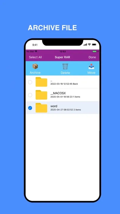 RAR File Fast Extractor Ekran Görüntüleri