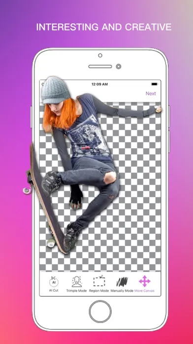 Capturas de tela do Touch Cut Out