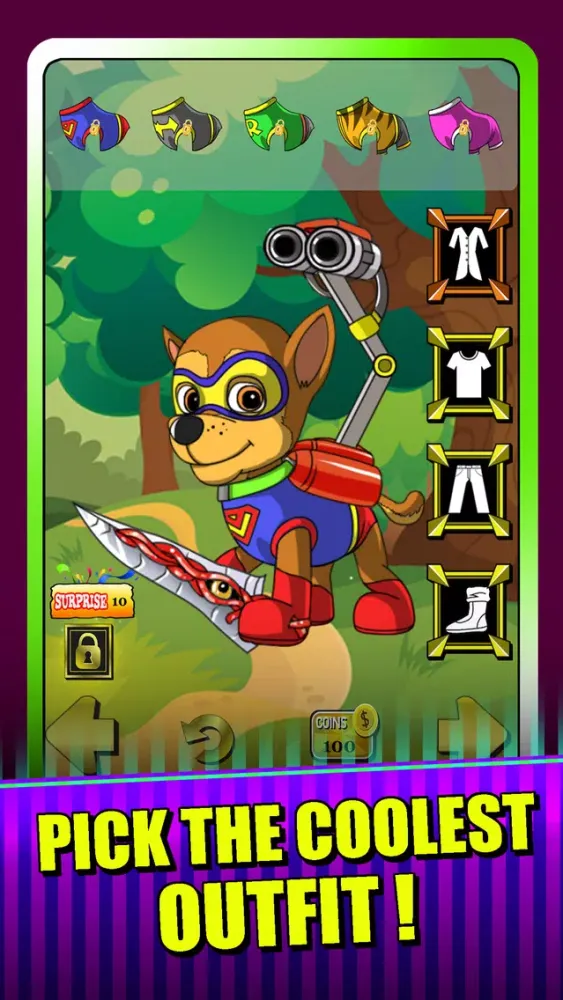 Superhero Ninja Pup - Ultimate Mutant Paw Patrol: Ninja Turtles Edition スクリーンショット