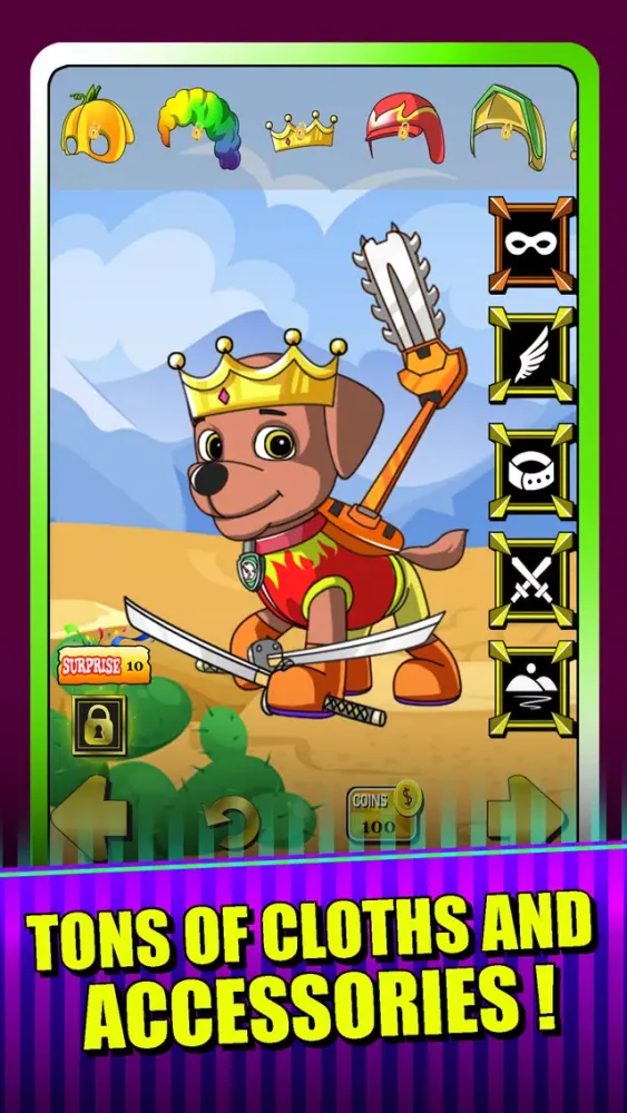 Superhero Ninja Pup - Ultimate Mutant Paw Patrol: Ninja Turtles Edition スクリーンショット