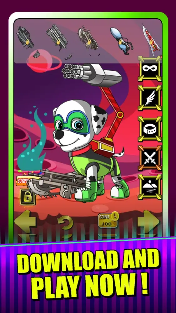 Superhero Ninja Pup - Ultimate Mutant Paw Patrol: Ninja Turtles Edition スクリーンショット