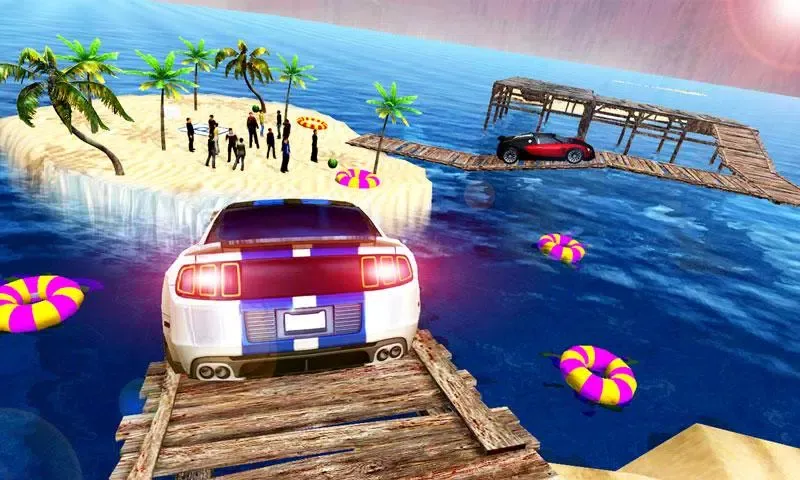 Скриншоты Beach Water Surfer Car Stunt