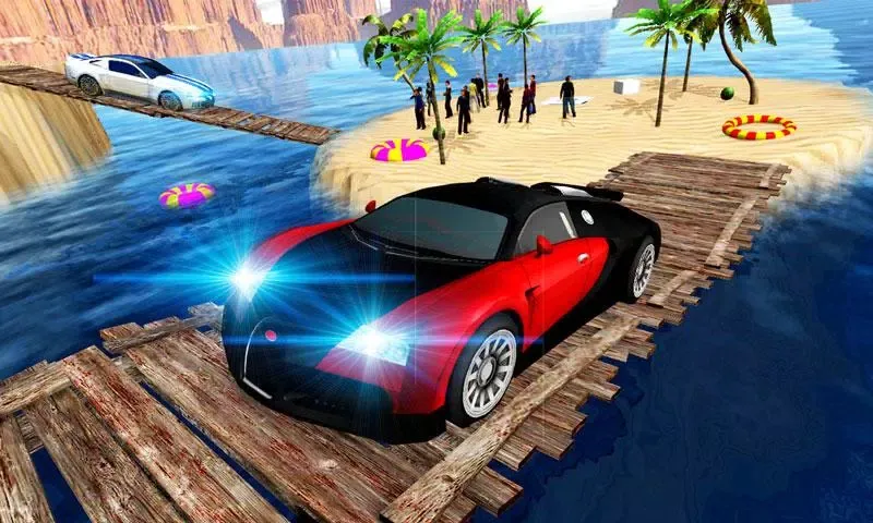 Скриншоты Beach Water Surfer Car Stunt