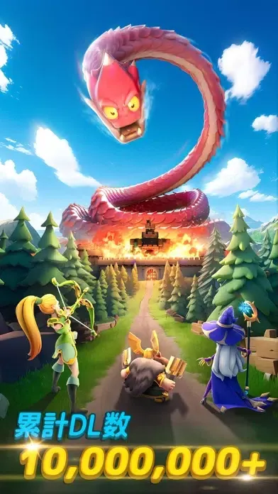 Capturas de pantalla de キングダムガード～自由合成タワーディフェンスの物語
