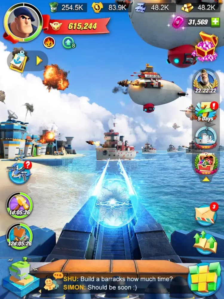 تصاویر Sea Game: Mega Carrier iPad 