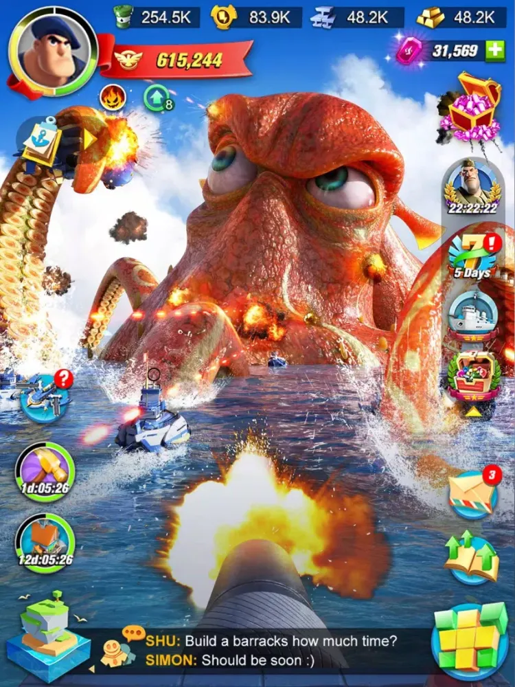 تصاویر Sea Game: Mega Carrier iPad 