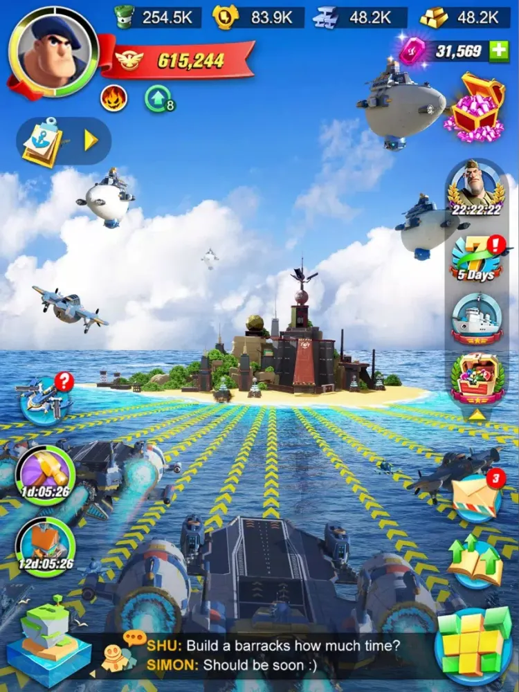 تصاویر Sea Game: Mega Carrier iPad 