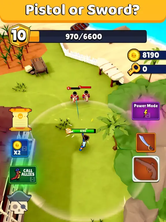 Tangkapan skrin Pirate Freedom iPad 
