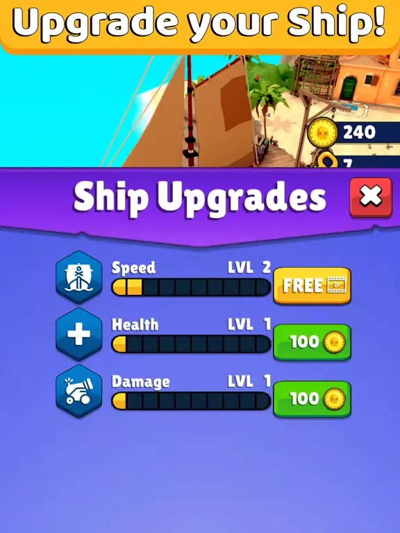 Tangkapan skrin Pirate Freedom iPad 
