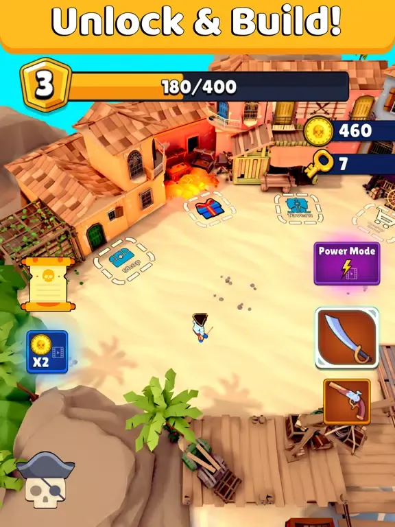 Tangkapan skrin Pirate Freedom iPad 